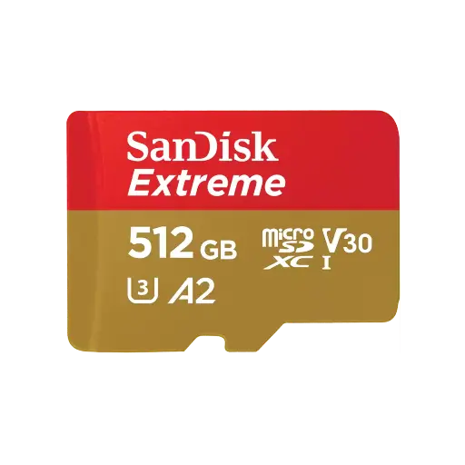 [NQ2281] SanDisk 512GB 190MB Extreme PRO microSD UHS-I Card with A