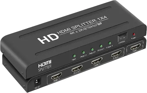 [NQ2241] SPLITTER 4k 1.4 HDMI 1*4