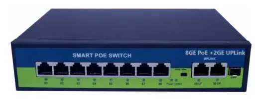 [NQ2982] switch poe 8p gb 2u 1f 150w