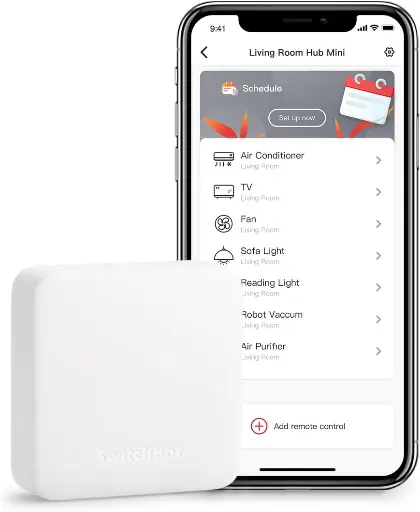 [NQ2349] SwitchBot Hub Mini Smart Remote - IR Blaster, Link SwitchBot to Wi-Fi
