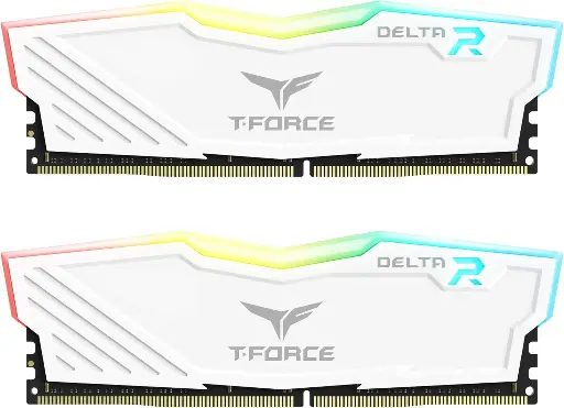 [NQ16] TEAMGROUP T-Force Delta RGB DDR4 32GB (2x16GB) 3600MHz (PC4-28800) CL18 Desktop Gaming Memory