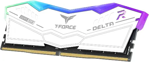 [NQ2357] TEAMGROUP T-Force RGB DDR5 Ram 32GB (2x32GB) 6000MHz White