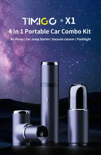 Timigo X1 4 in 1 Portable Car Combo Kit