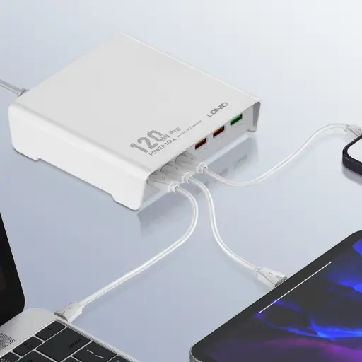 [NQ1262] LDNIO120W Multi-ports Desktop Charging Station Q605