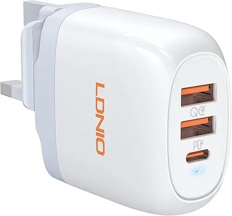 [NQ1240] LDNIO 65W GaN USB C Charger 3-Port