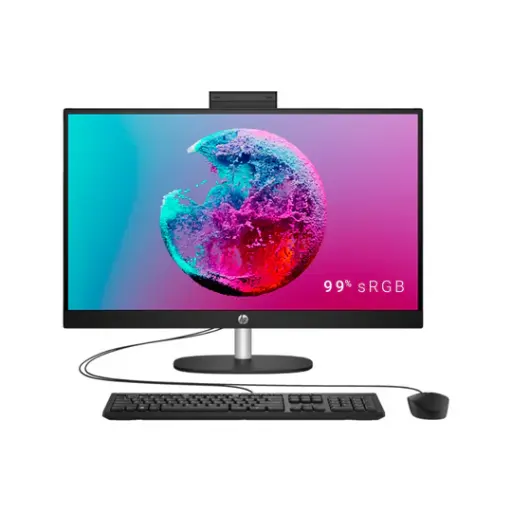 [NQ169] All in One HP 27-CR1004NH Core Ultra 7 155U RAM 16GB SSD 512GB Intel Iris Xe Graphics 27 FHD IPS black