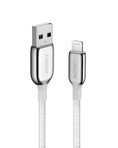 [NQ175] Anker 3' PowerLine+ III Lightning to USB-A Cable - Silver