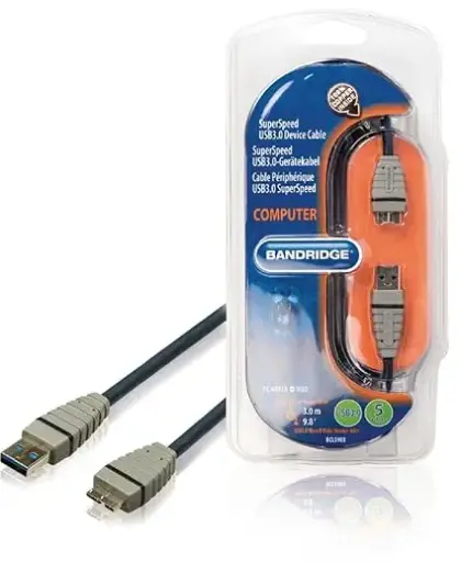 [NQ393] Bandridge 3m USB 3.0 A/B Cable