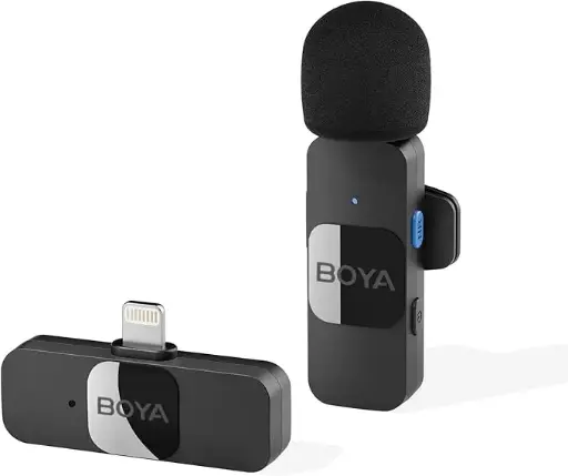 [NQ451] Boya BY-V1 Wireless Lavalier Microphone for iPhone/iPad