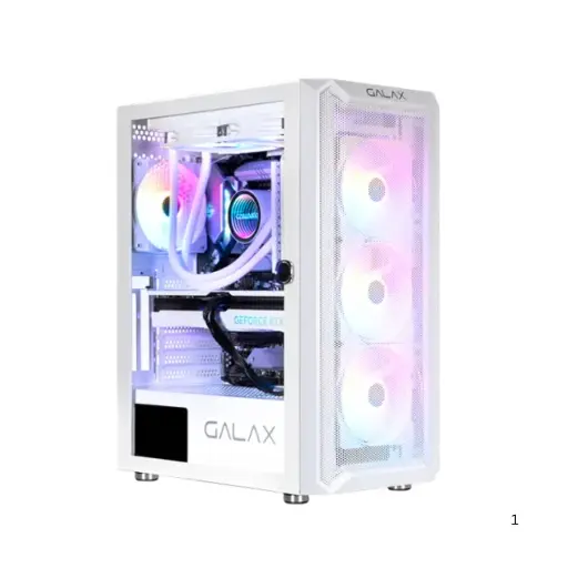 [NQ525] CASE MASS 07 MID TOWER 4 FAN WHITE
