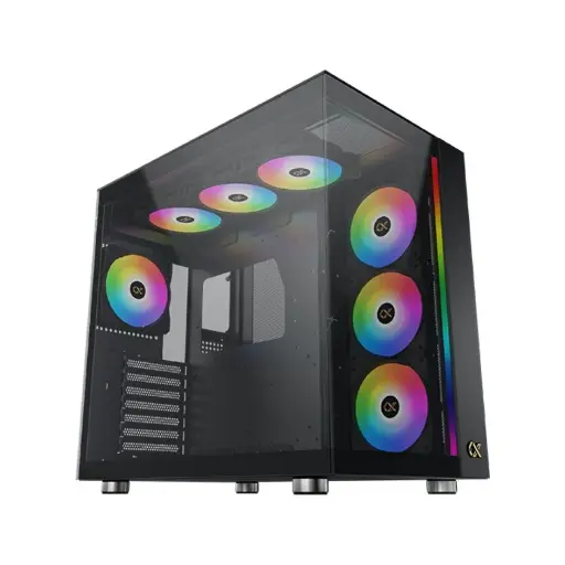 [NQ580] Case Xigamtek Duke 4 fan ROG mid tower black