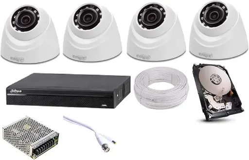 [NQ696] DVR DAHUA 4 CH 2MP +HARD 500GB