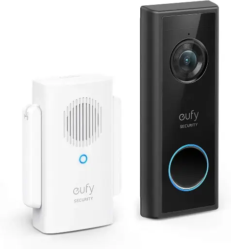 [NQ775] Eufy Battery Video Doorbell Slim 1080p Black