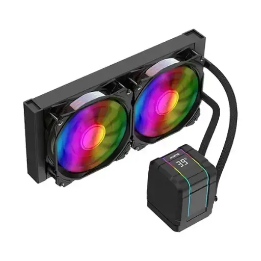 [NQ787] FAN PC COOLING ALSEYE M240 PLUS ARGB LED BLACK