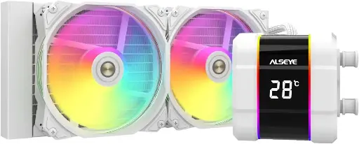 [NQ788] FAN PC COOLING ALSEYE M240 PLUS ARGB LED WHITE