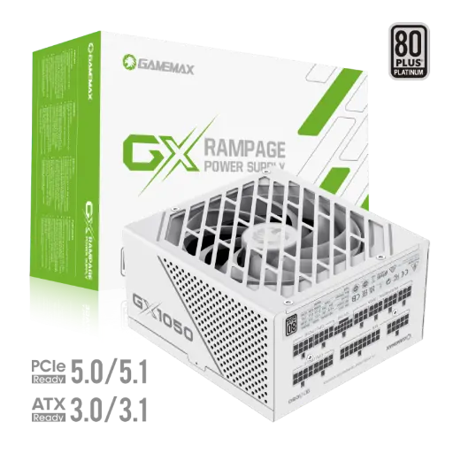 [NQ894] Gamemax GX-1050 PRO BK 80+Platinum 1050W Power