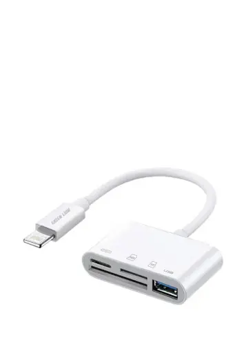 [NQ912] Green 4-In-1 Lightning OTG Adapter with