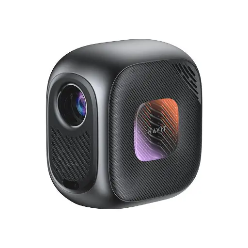 [NQ953] HAVIT PJ215Pro -EU Smart Projector (black) جهاز عرض سينمائي