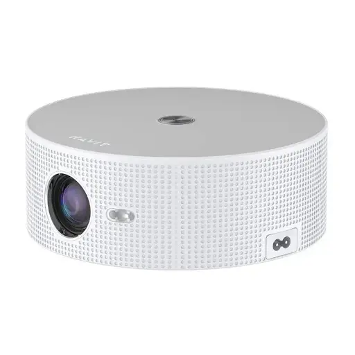 [NQ954] HAVIT PJ217-EU Smart Projector (white) جهاز عرض سينمائي