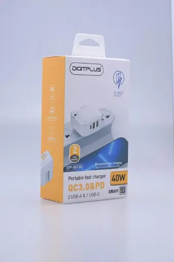 [NQ643] DIGITPLUS FAST CHARGER 2 USB  PD-3513Q 40W
