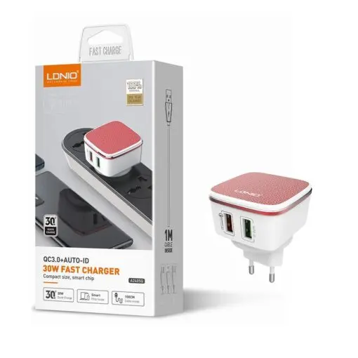 [NQ1241] LDNIO A2405Q Qualcomm Quick Charge QC 2.0 USB 2 Port Charger