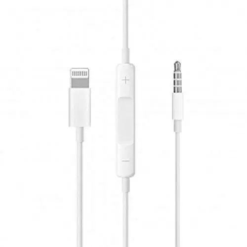 [NQ1286] LIGHTN TO 3.5 AUX AUDIO WIRE CONTROL ADAPTER CABLE MH021