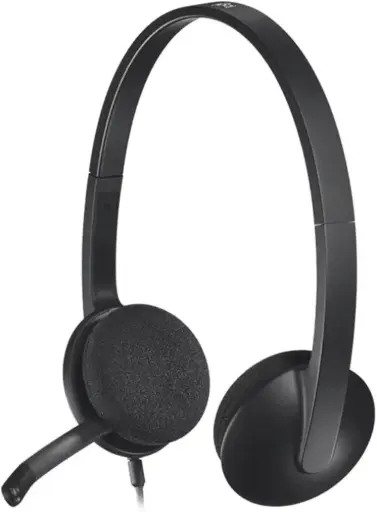 [NQ1288] LOGITECH H340 USB PC HEADSET WITH NOISE-CANCELLING MIC