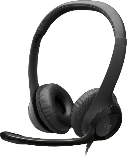 [NQ1402] Logitech H390 Wired USB Computer Headset With Noise Cancelling Mic