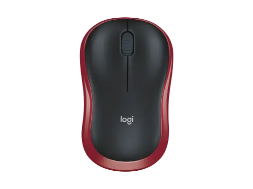 [NQ1293] LOGITECH M186 WIRELESS MOUSE RED
