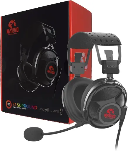 [NQ1482] MARVO HEADSET GAMING WIRELESS HG9053