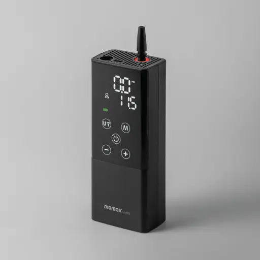 [NQ1571] MOMAX ELECTRIC AIR PUMP Multifunctional Digital Display Inflator Portable Car Bike Motorcycle Air Pump