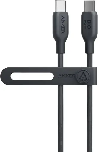 [NQ189] Anker 544 C to C Cable Bio-Nylon 3ft- Black