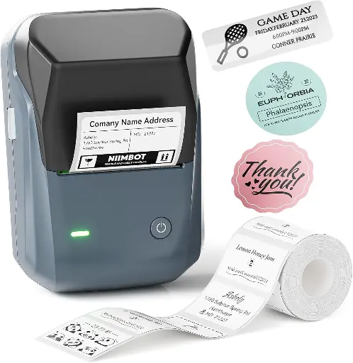 [NQ1824] Niimbot B1 LAKE BLUE Label Printer 20-75mm