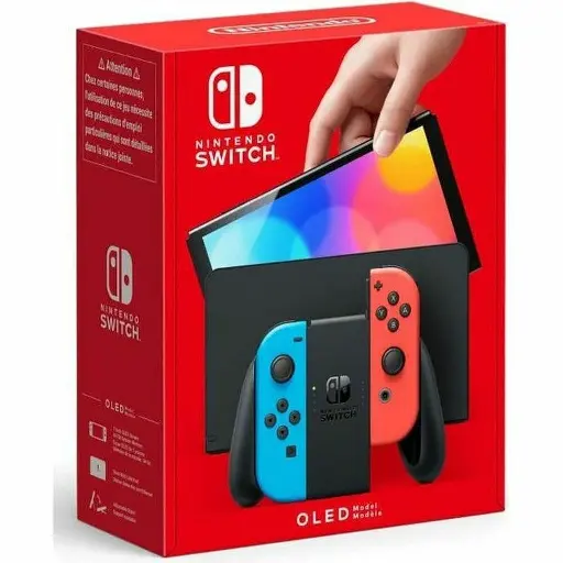 [NQ1829] Nintendo Switch OLED 64GB | Neon مستخدم