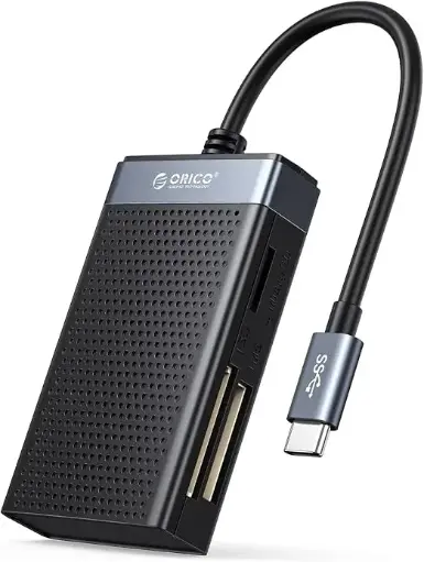 [CL4D-C3] Orico 4-in-1 USB3.0 Card Reader – Black