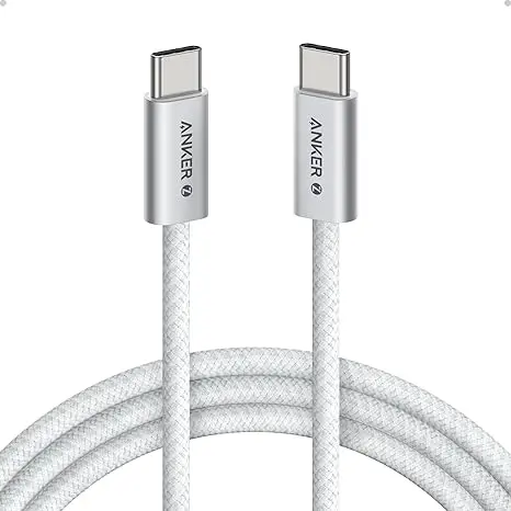 [NQ246] Anker zolo usb c to usb c cable Braided 6ft 240w A8060H22
