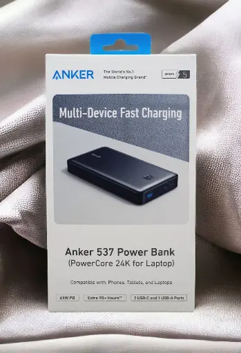 [NQ188] Anker 537 Power Bank (PowerCore 24K for Laptop) 65W