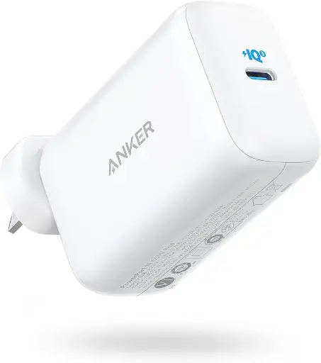 [NQ219] Anker Powerport III 65W Pod USB-C Wall Charger (Online) - White