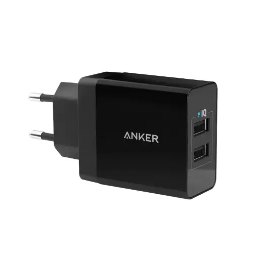 [NQ174] Anker 24W 2-Port Usb Charger - Black