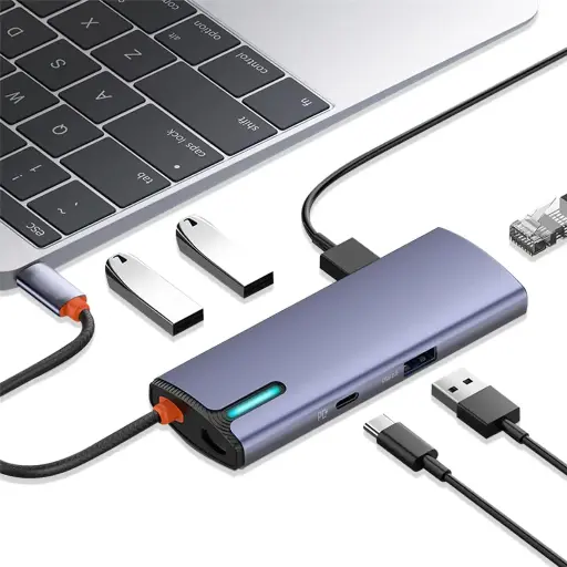 [NQ2455] Usb C Dock Station 6IN1 DS-16U