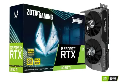 [NQ2460] VGA PC CARD RTX 3060 Ti ZOTAC TWIN EDGE