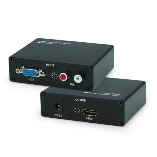 [NQ2462] VGA-HDMI COVTER BROWN BOX