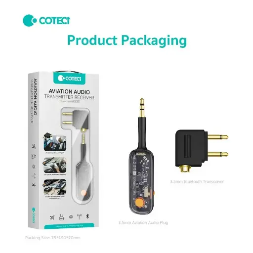 [NQ2807] coteci aviation audeio bluetooth ms-012