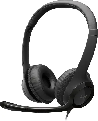 [NQ2895] logitech h390 wired headset for pc/laptop, stereo