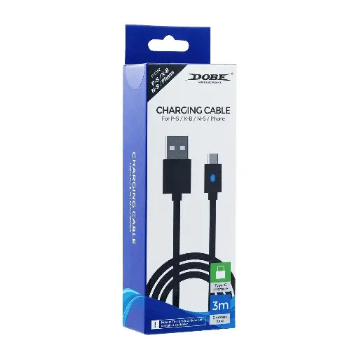[NQ2931] ps5 dobe 3m led charging kabel usb data cable type c universal ty18179