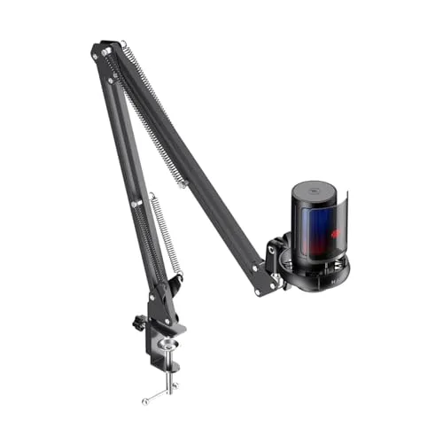 [NQ1087] Havit GK50 Pro PC Series Live Microphone With RGB and Adjustable Arm Stand