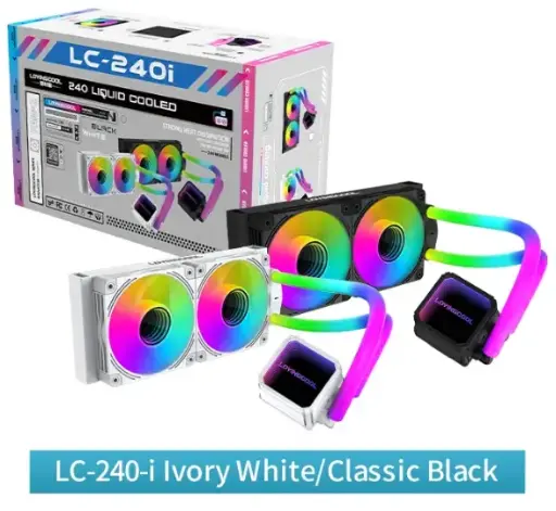 LOVINGCOOL LC-B240-I- 240mm RGB AIO Liquid Cooler BLACK