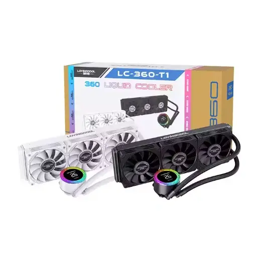 LOVINGCOOL LC-W360 T1- 360mm RGB AIO Liquid Cooler WHITE