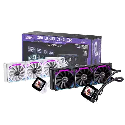 LOVINGCOOL LC-B360 X- 360mm RGB AIO Liquid Cooler BLACK