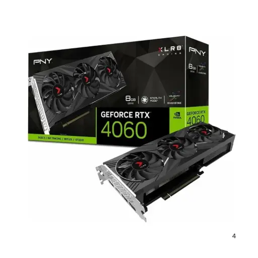 [NQ1885] PNY GeForce RTX™ 4060 8GB XLR8 Gaming VERTO™ Triple Fan